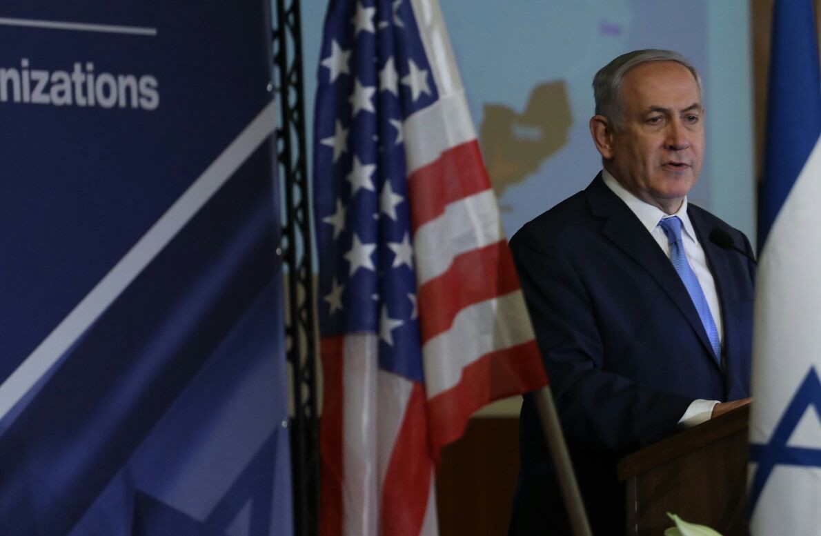 ראש הממשלה נתניהו בוועידת הנשיאים של הארגונים היהודיים בארה"ב. צילום: מירי צחי/ TPS