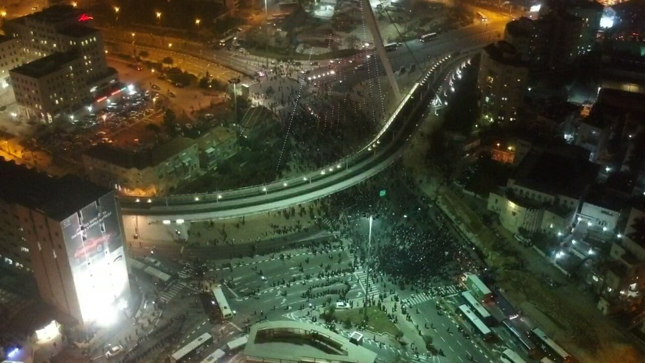 הפגנת הפלג התפזרה, הכניסה לירושלים נפתחה