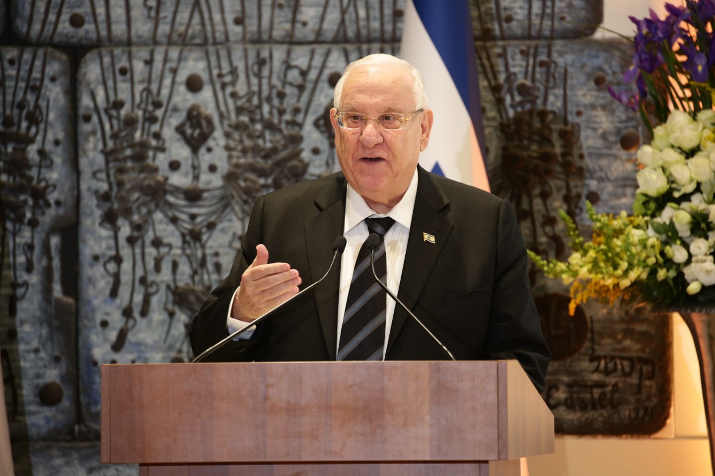 נשיא המדינה ראובן ריבלין. צילום: אסתי דזיובוב/TPS