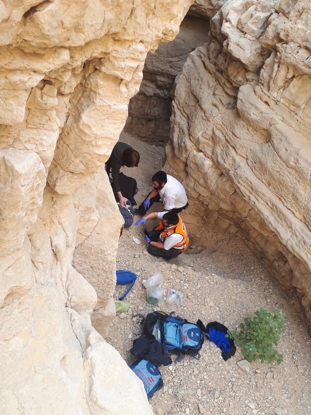 כוחות הוזעקו לחילוץ נערה שנפלה מגובה בנחל זוהר שבדרום