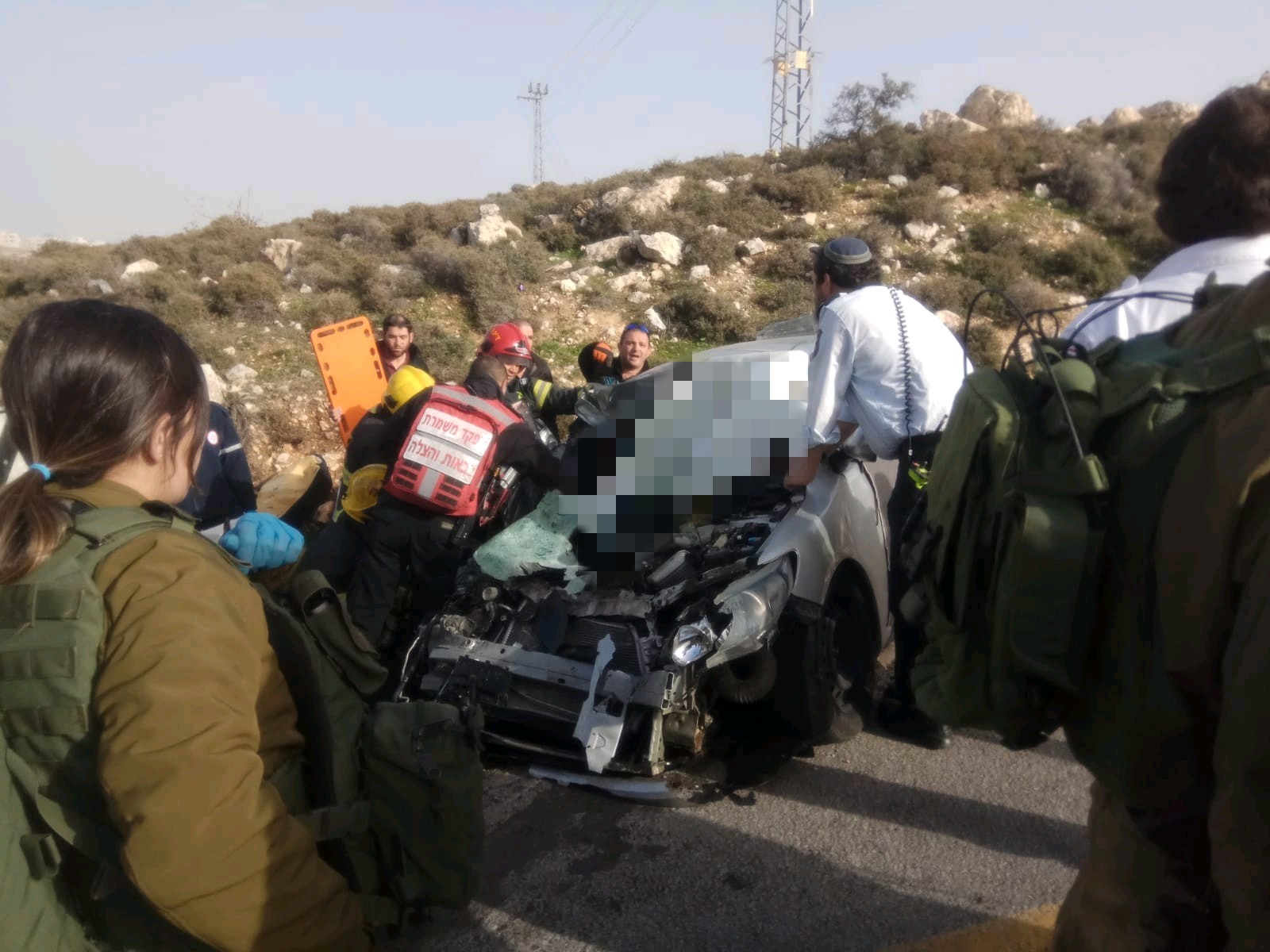 הרוגה ופצוע קשה בתאונה בסמוך לצומת הכניסה לשער בנימין﻿