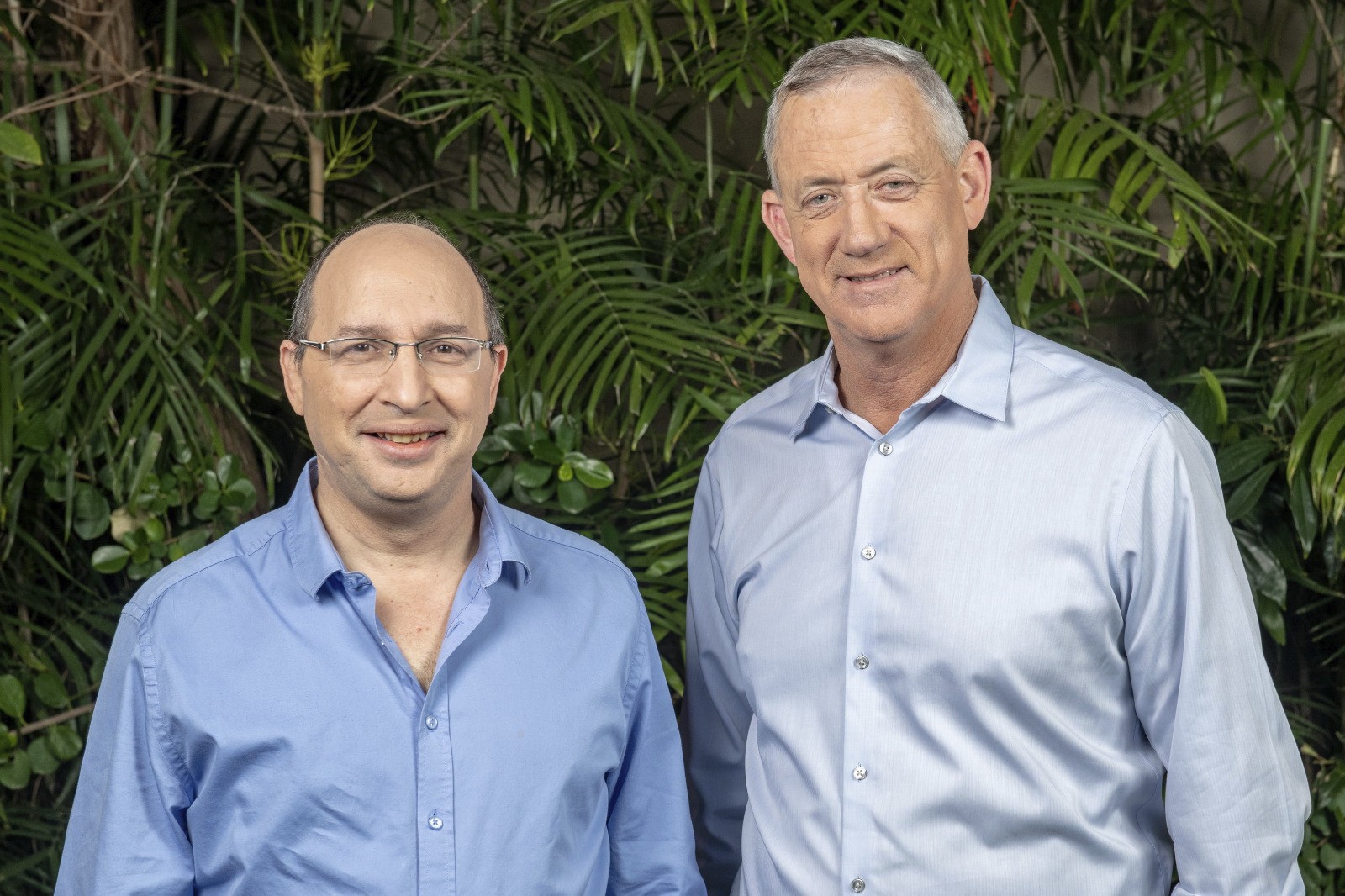 בני גנץ ואבי ניסנקורן. צילום: ישראל הדרי