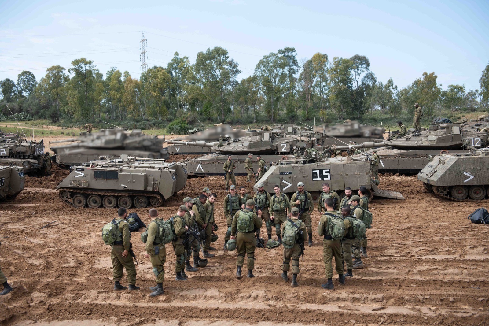 נערכים להסלמה בדרום. צילום: דובר צה"ל