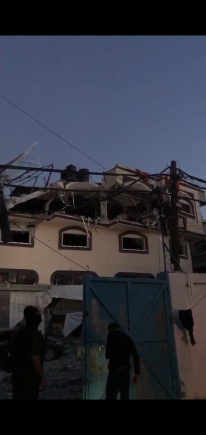 תיעוד: ביתו של בכיר הג'האד שהותקף