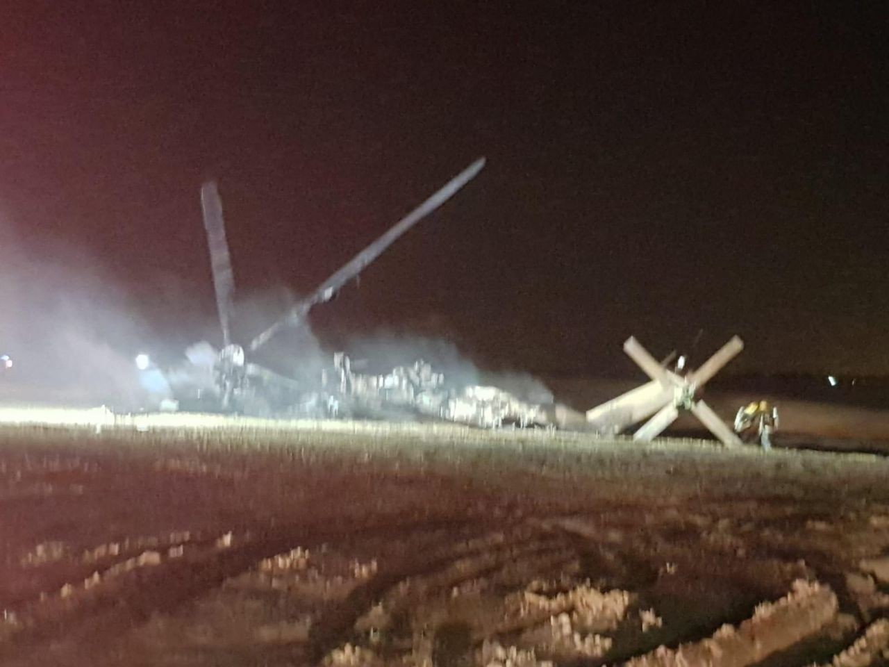 במסוק שנשרף היו 11 לוחמי 'שלדג' - שניצלו בזכות תושיית הטייסים