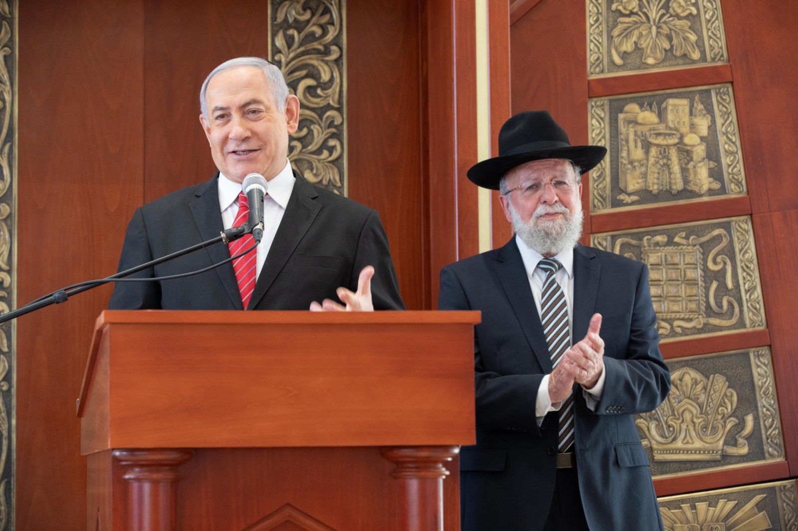 ראש הממשלה בביקור היסטורי בישיבת מצפה יריחו