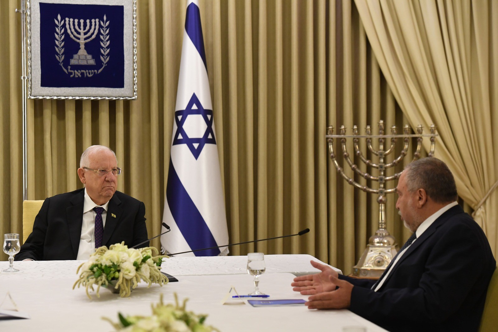 ביחד עם בל"ד ומר"צ: ליברמן המליץ לנשיא על גנץ לראשות הממשלה