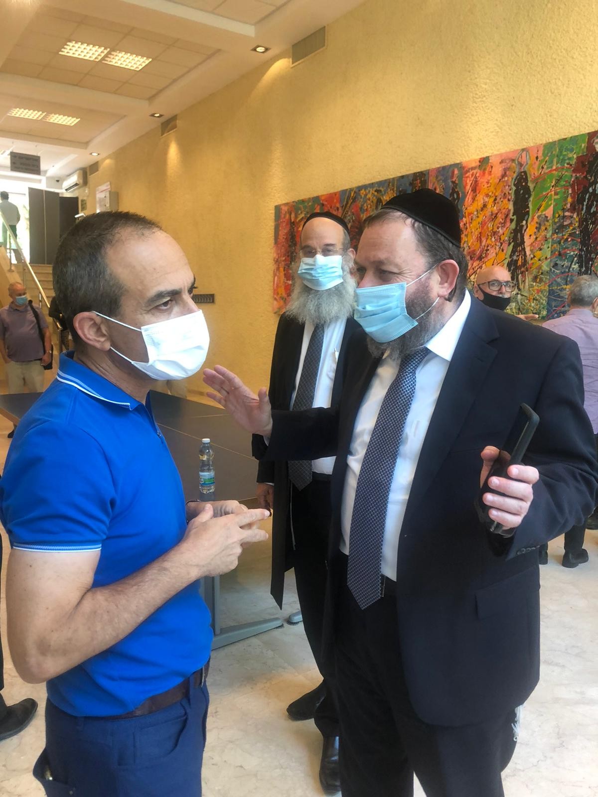 גמזו הציג לראשי רשויות חרדיות את תפקידם במאבק בקורונה: "נמנע סגר באמצעות סדר"