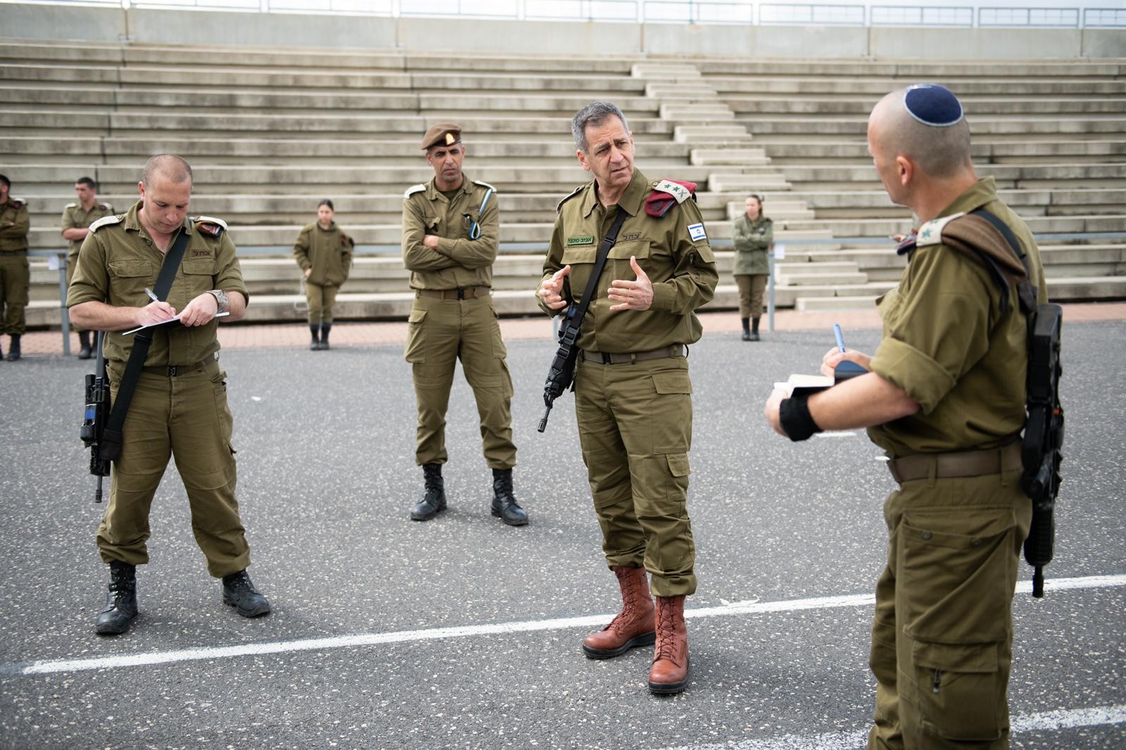 הרמטכ"ל ביקר את הלוחמים החדשים שהתגייסו לגולני