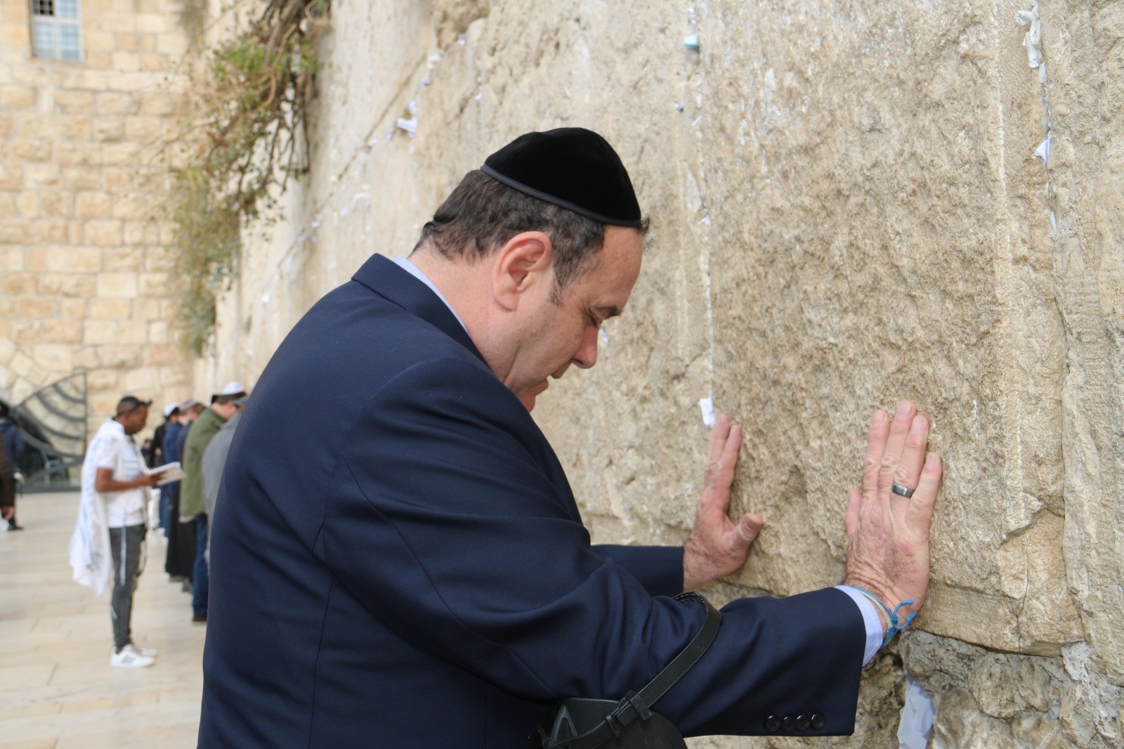 נשיא גואטמלה הנבחר מר אלחנדרו גיאמטי
צילום: הקרן למורשת הכותל המערבי