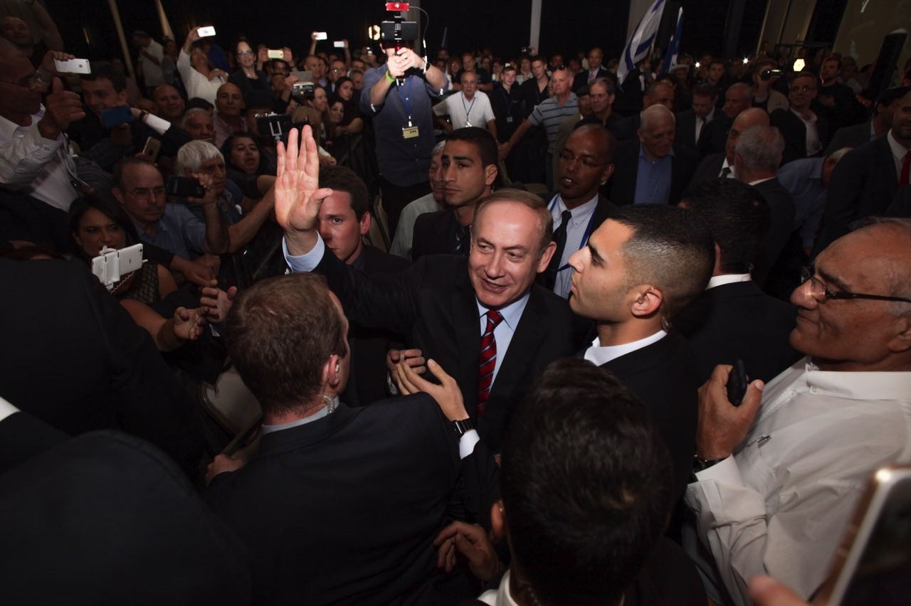 רה"מ נתניהו בכנס הליכוד. צילום: דוברות הליכוד