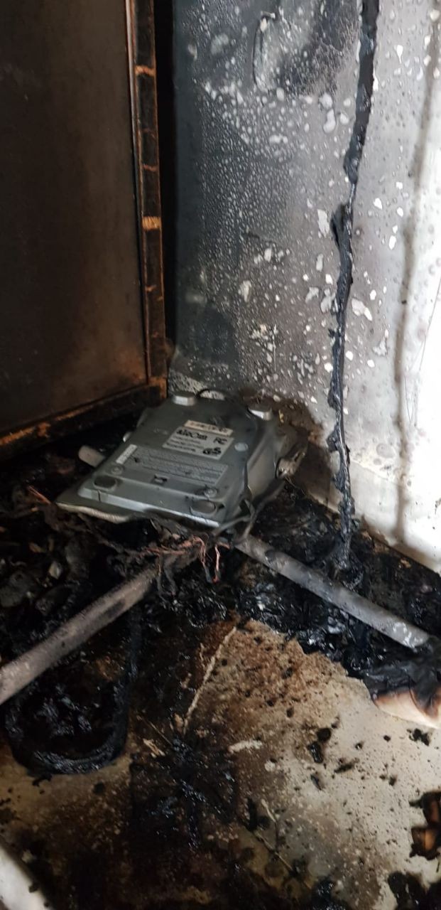 שוב - שריפה עקב טעינת סוללת אופניים חשמליים