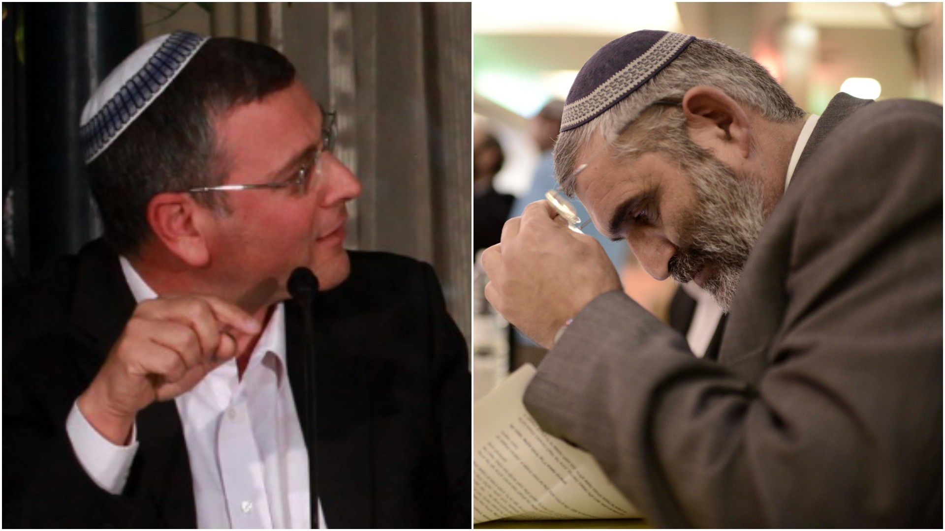 ד"ר מיכאל בן ארי והרב בני לאו. צילומים: פלאש 90