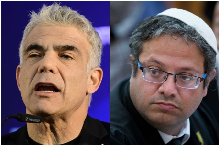 לפיד: עצמה "מתנכלים לחיילי צה"ל". בן גביר: "אין לך חסינות מתביעה, שקרן"