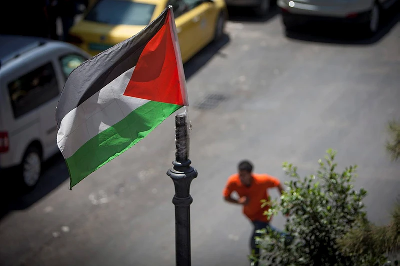דגל אש"פ, צילום: פלאש 90
