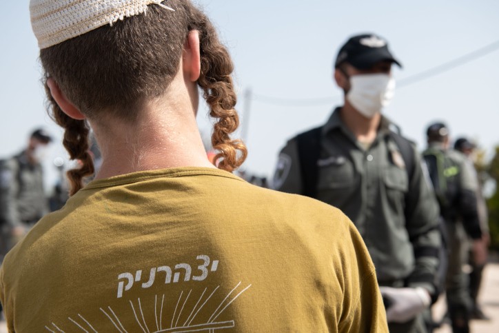 עימות בין שוטרי מג''ב לתושבי יצהר | תיעוד