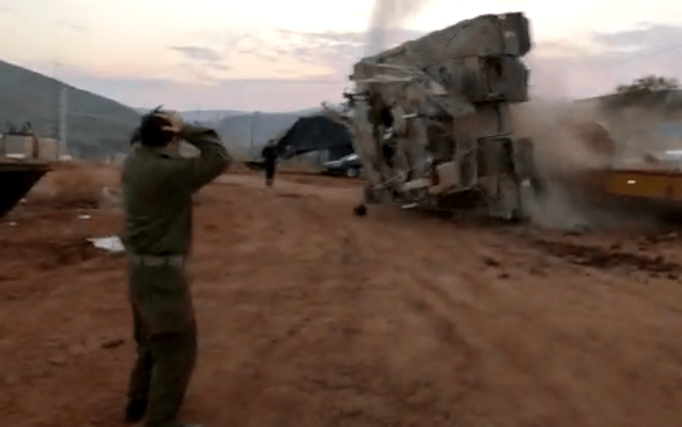 בעקבות התהפכות הטנק - תיעצר כל תנועת הרקמי"ם עד לקבלת תוצאות התחקיר