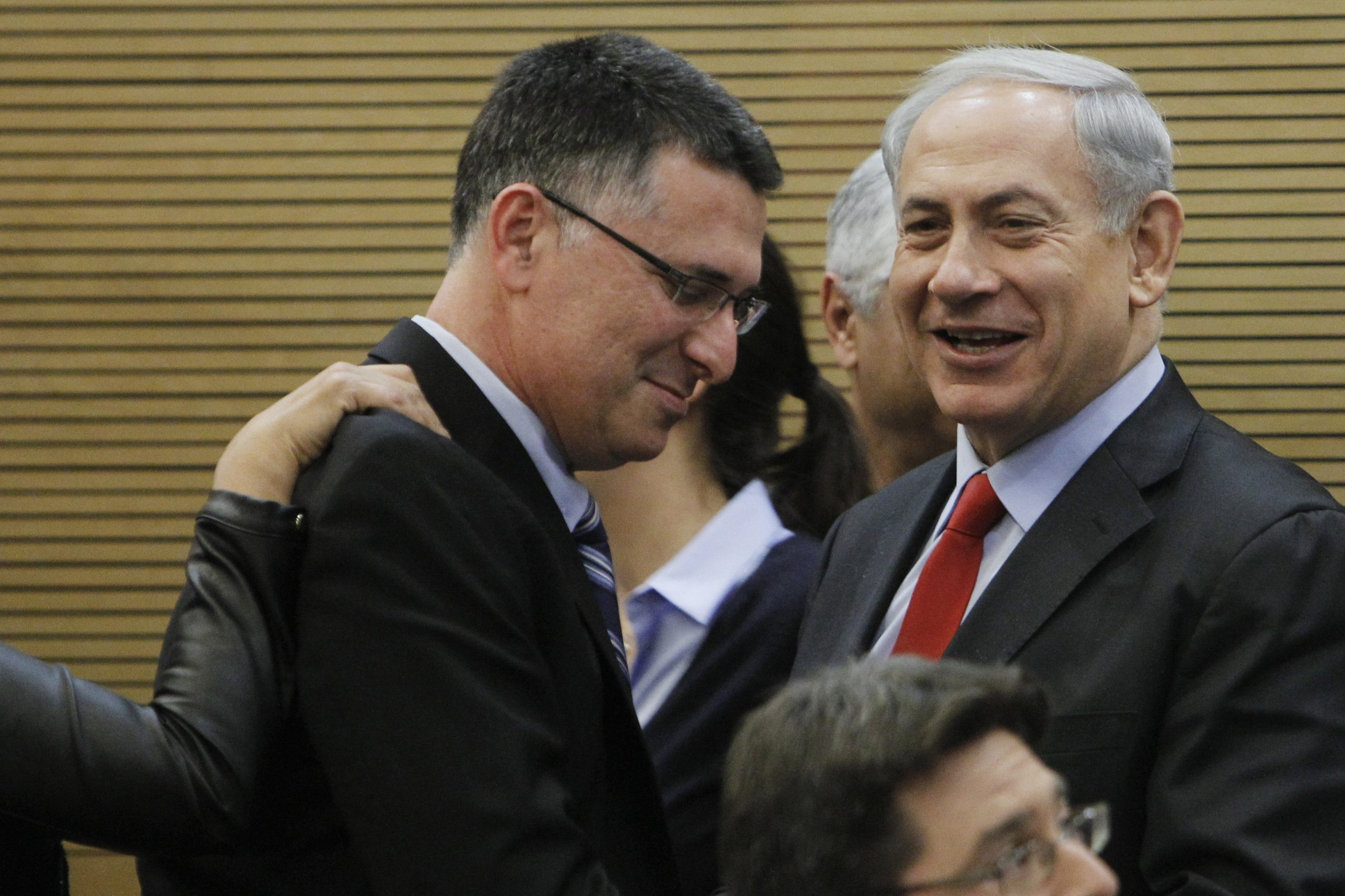 גדעון סער ורה"מ נתניהו | צילום: מרים אלסטר, פלאש 90