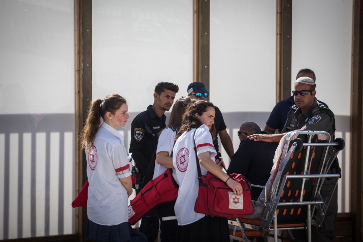 שוטר נפצע בראשו כתוצאה מיידוי אבנים במהלך הפרות סדר