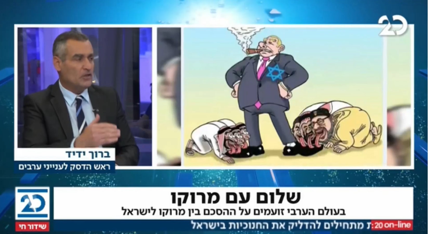 מוטיבים אנטישמיים - תגובות זועמות בעולם הערבי לשלום עם מרוקו