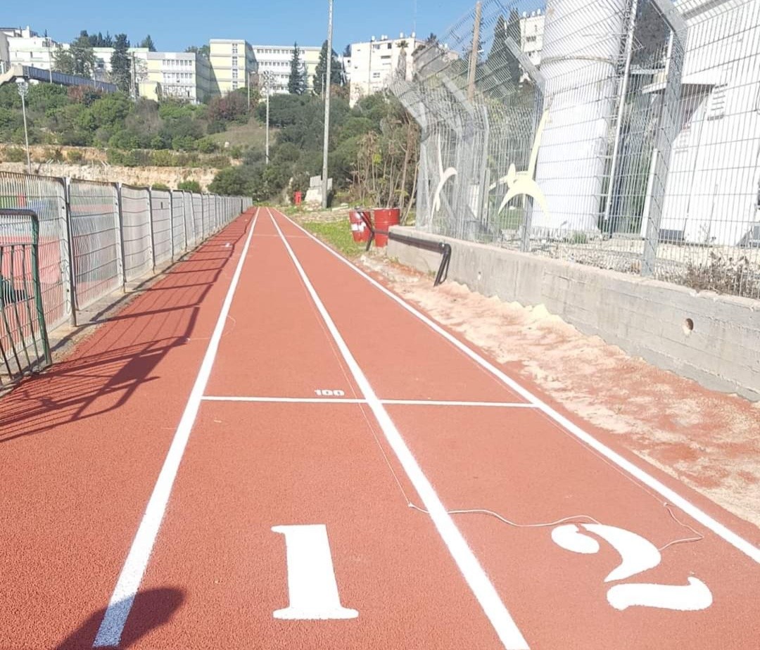  המשטח החדש באצטדיון נוה שאנן. צילום: אגודת מכבי חיפה כרמל