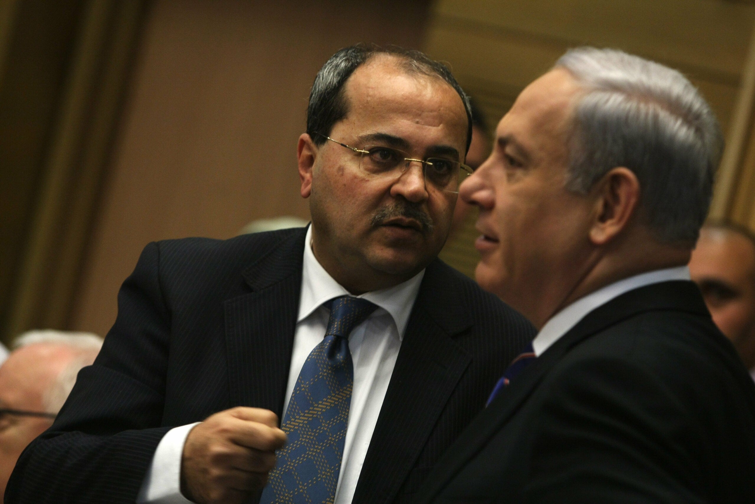 נתניהו ואחמד טיבי, 2012. צילום: קובי גדעון, פלאש 90