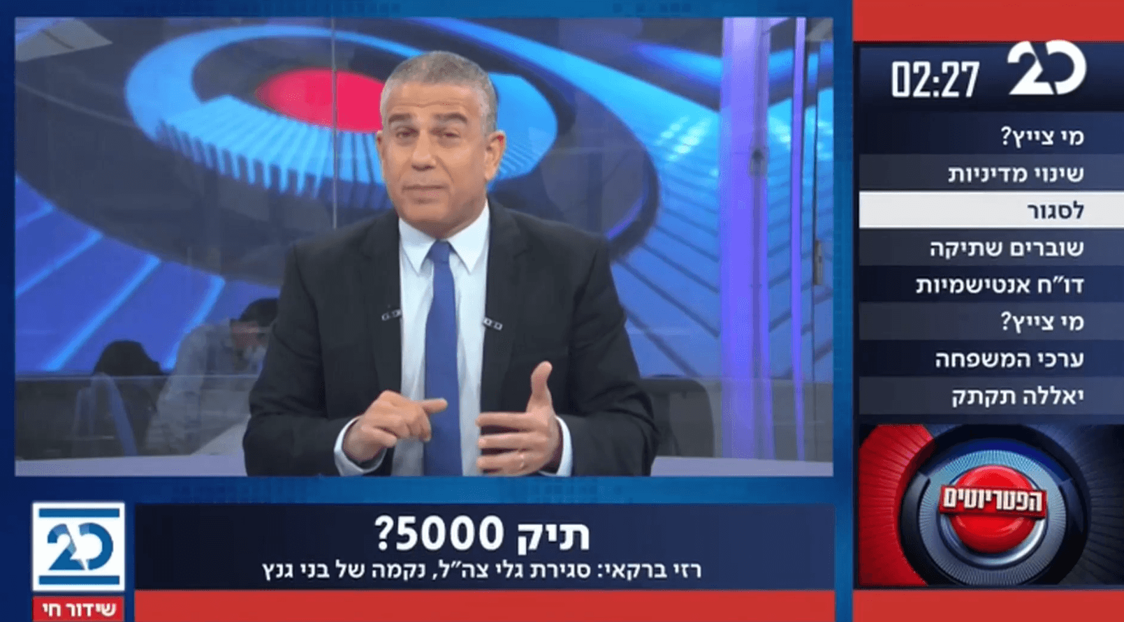 האם סגירת גל"צ תוביל לפתיחת תיק 5000?