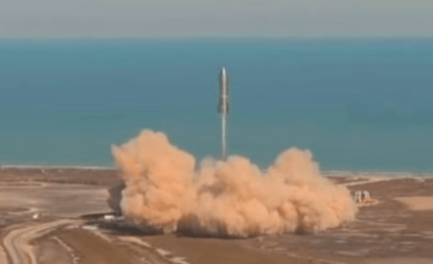 שיגור חללית  |צילום: SpaceX.
