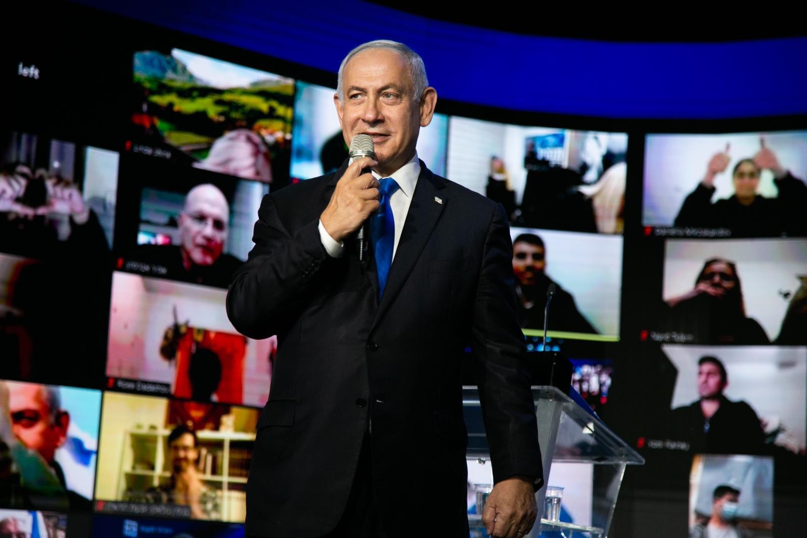 נתניהו בכנס הבחירות של הליכוד: לפי סקר פנימי אנחנו נוגעים ב-61