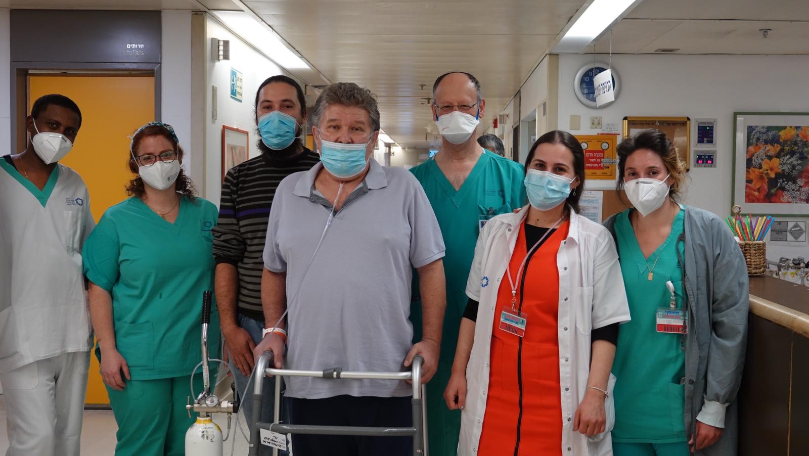לאחר שכבר הונשם והורדם - יורי חוזר הביתה