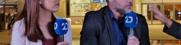 סתימת פיות: מפגיני שמאל מתפרעים ומפריעים לשידור ערוץ 20