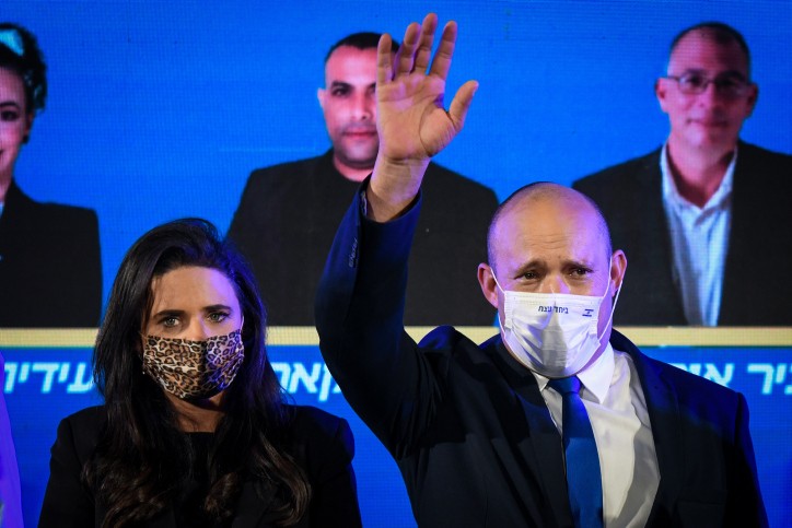 שקד ובנט. צילום: יוסי זליגר פלאש 90