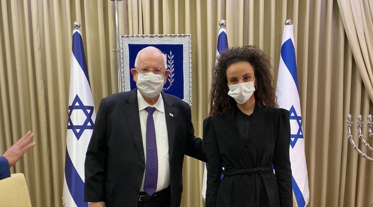 "אנחנו הדור הצעיר" - יובל דיין הגיעה לבית הנשיא