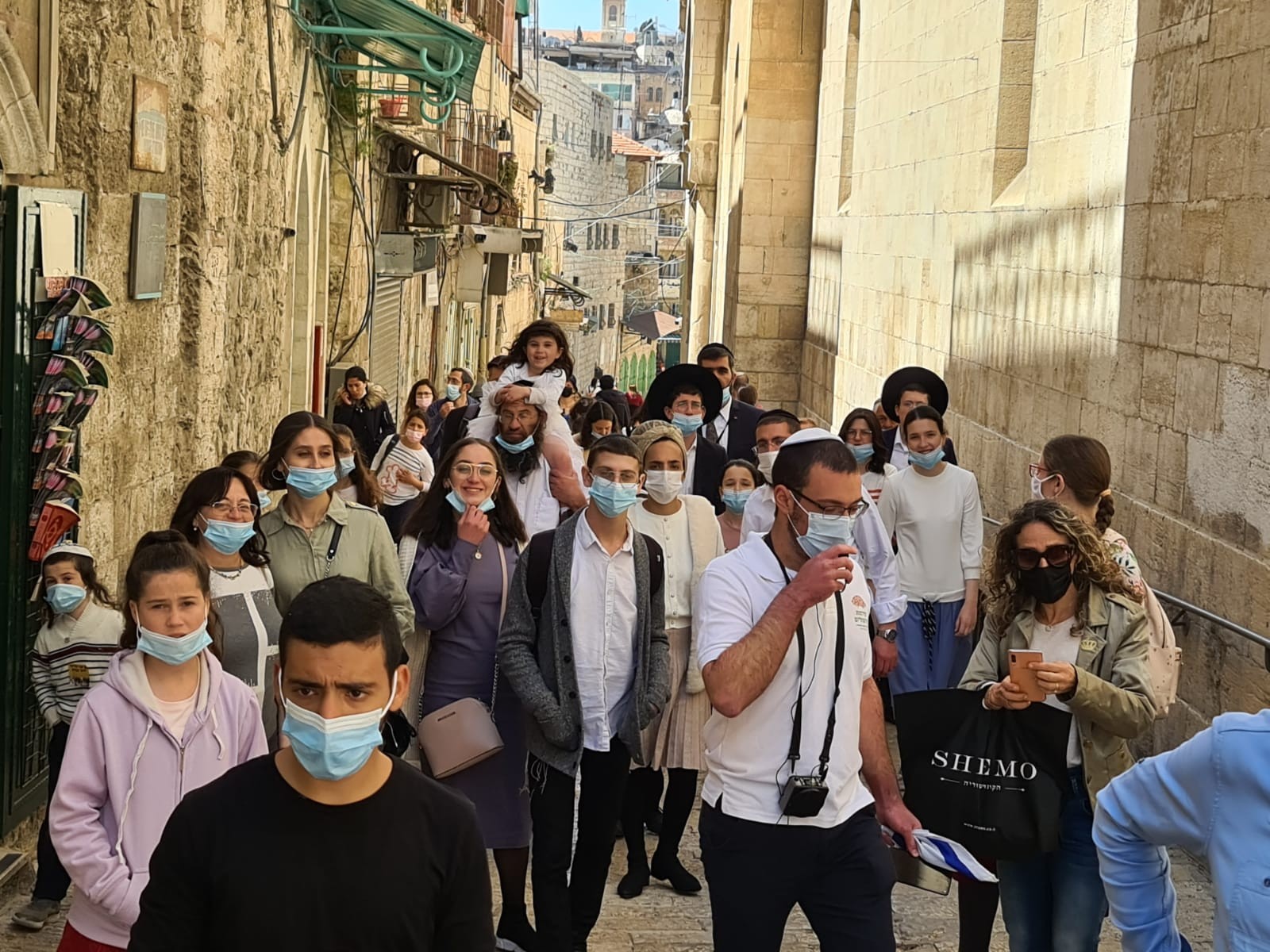 אלפי מבקרים במתחמי ההתיישבות ברובע המוסלמי והנוצרי