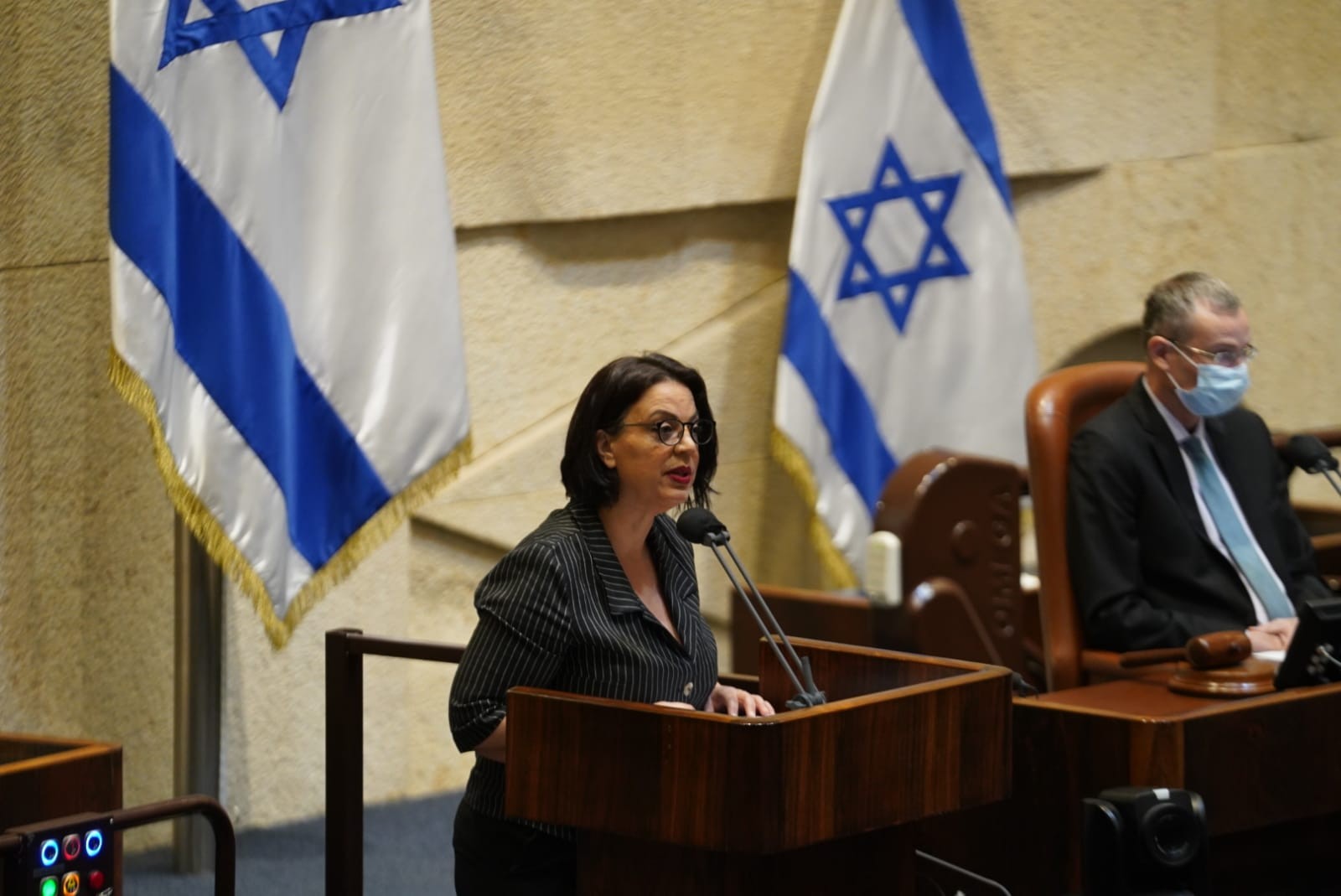 גלית דיסטל בנאום הבכורה: "כשנלחמים בנתניהו - נלחמים באבי ובאמי" | צפו
