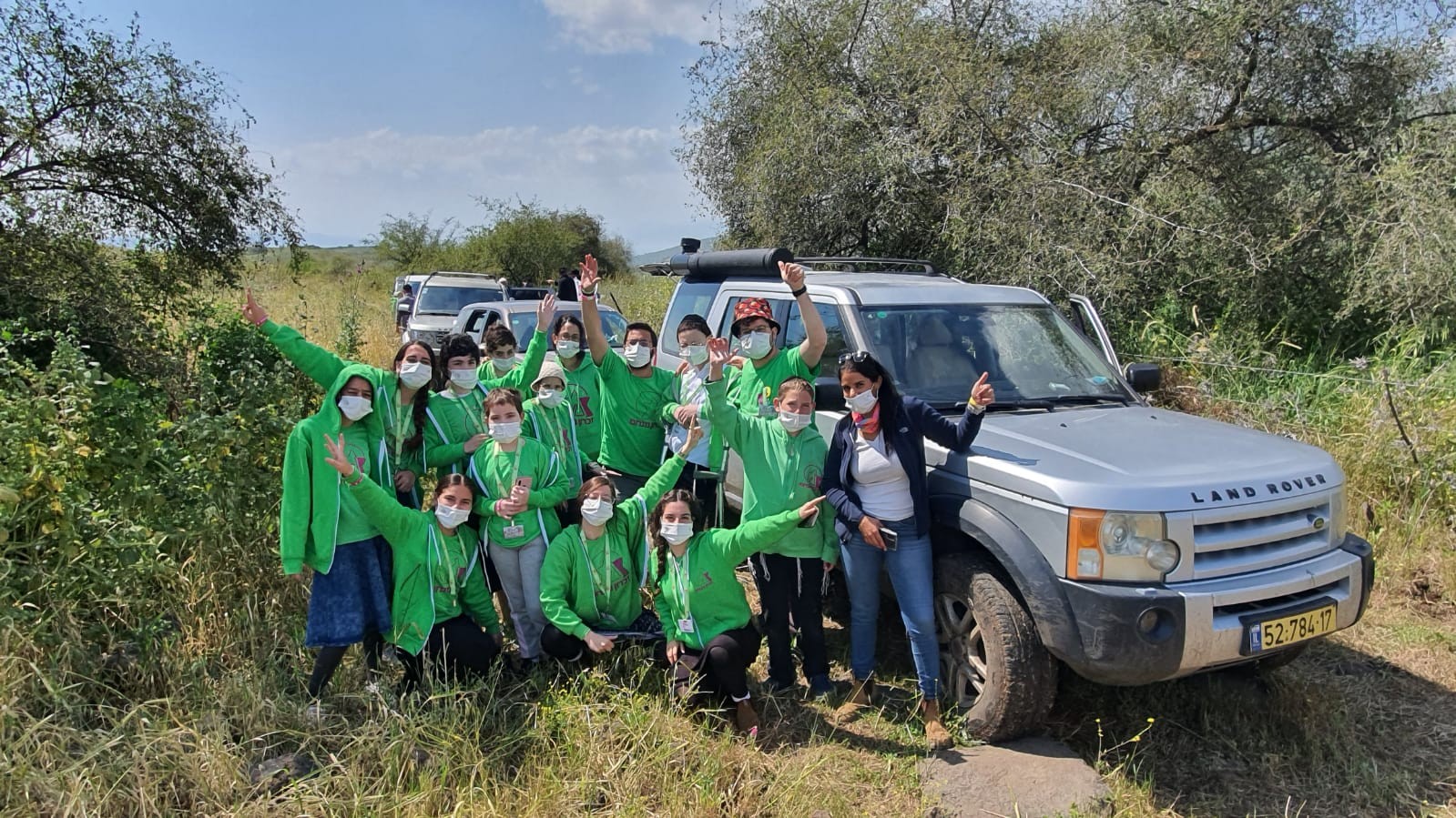 הג'יפאים של 'לנד רובר' התגייסו למען ילדים חולי סרטן