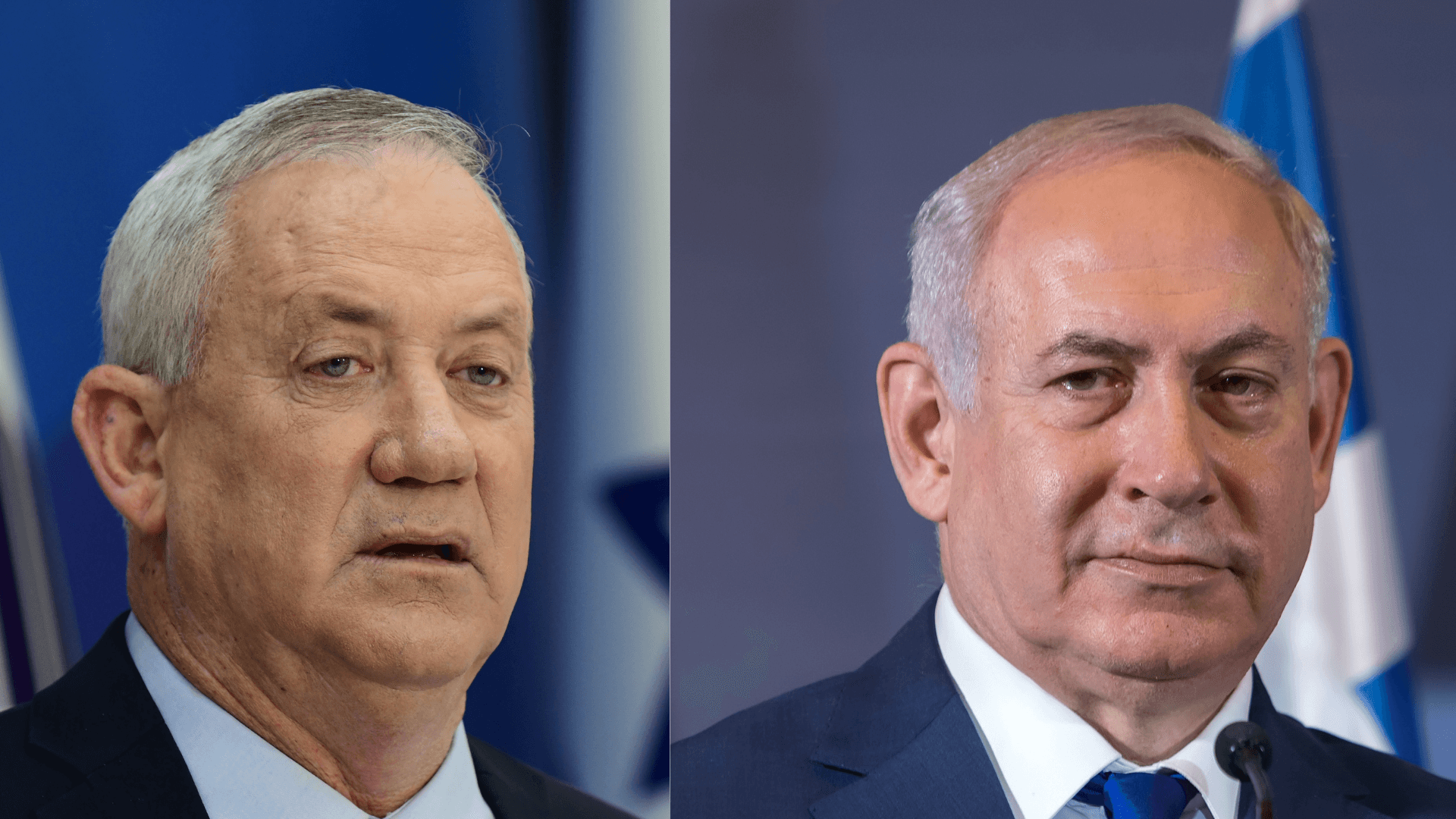 רה"מ נתניהו ובני גנץ | צילום: תומר נויברג, פלאש 90, שאטרסטוק