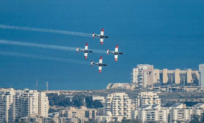 מטס חיל האוויר המסורתי לרגל יום העצמאות ה-74 | צפו
