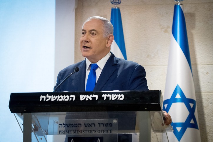 ראש הממשלה לשעבר נתניהו. צילום: יונתן זינדל, פלאש 90