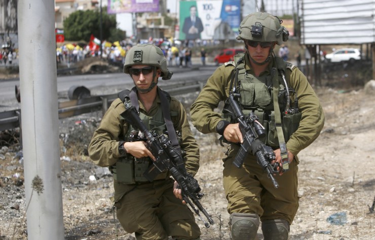 חיילים, איסטלורציה צילום: נאסר אישתייה, פלאש 90