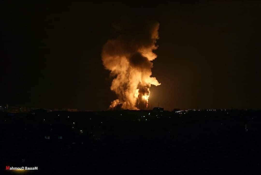 מטוסי חיל האוויר תוקפים ברצועת עזה