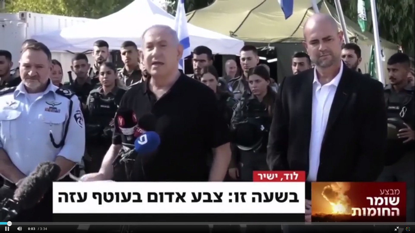 נתניהו: "נבחן שימוש בחיילי צה"ל להשבת הסדר"