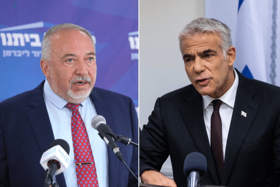 לפיד וליברמן הודיעו כי סוכמו כלל ההסכמים הקואליציוניים