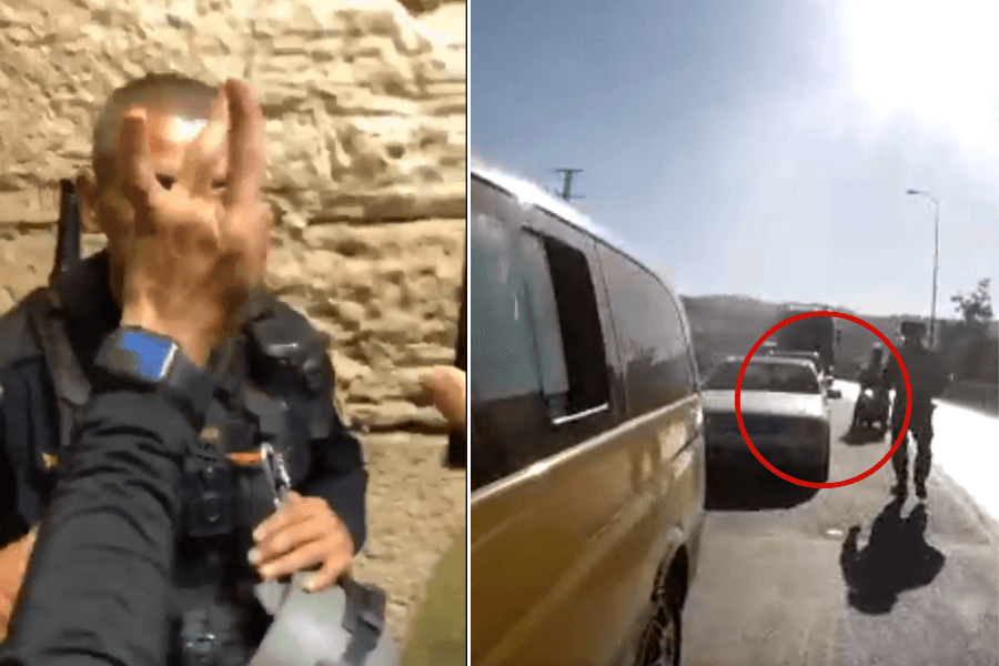 החטא ועונשו: כך נעצר הערבי שסימן תנועות מגונות לשוטרים