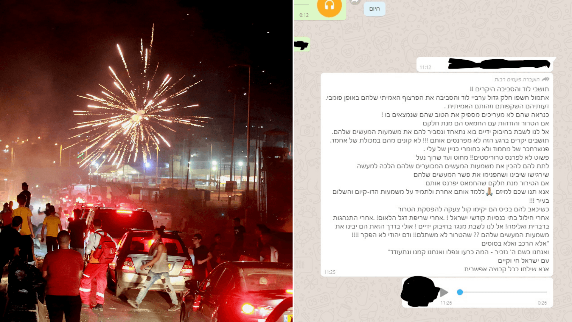 התושבים בלוד מגיבים להתפרעויות: "הערבים חשפו את זהותם - נפסיק לפרנס אותם"