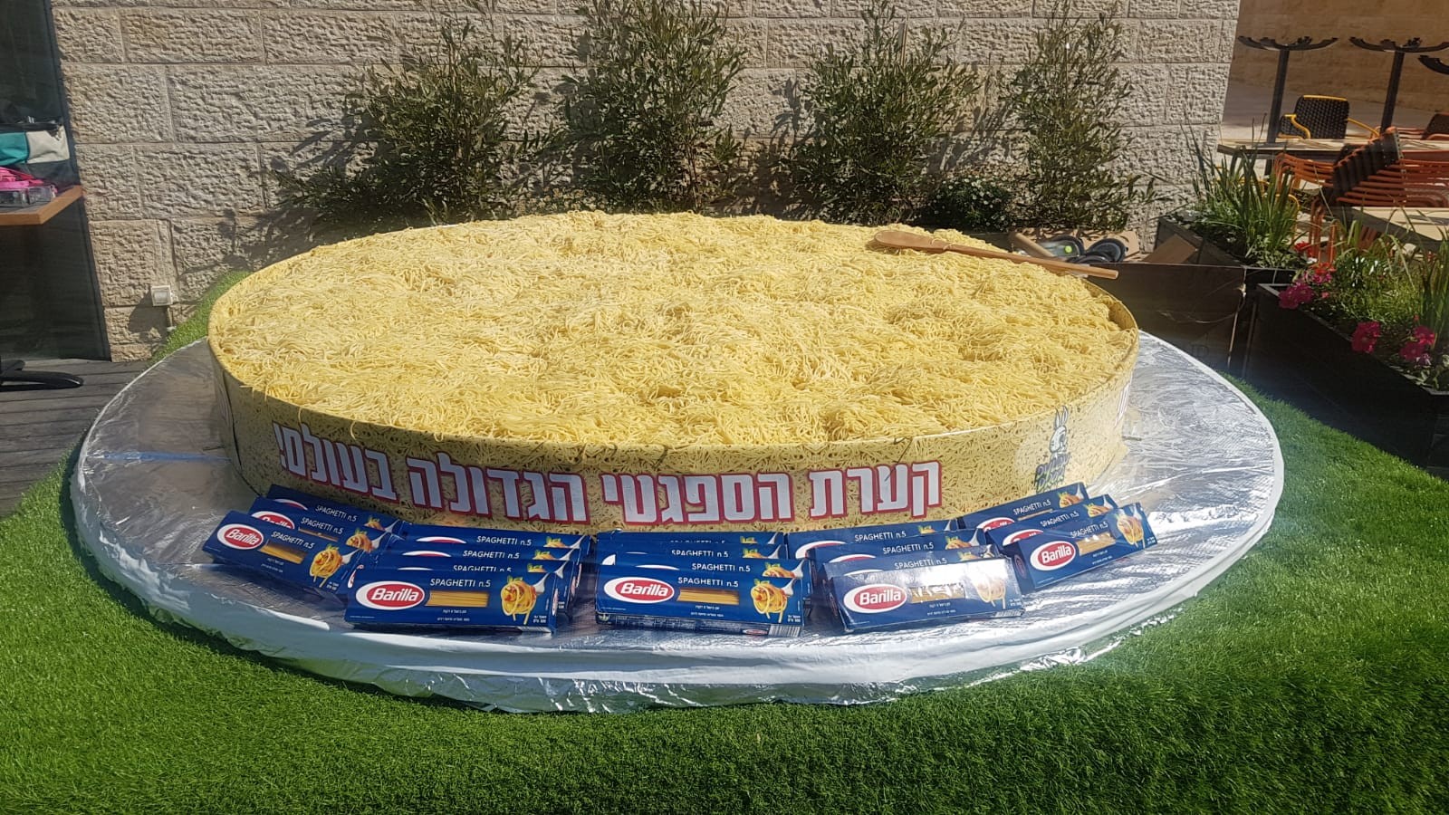 קערת הפסטה הגדולה בעולם. צילום: ליאו. 