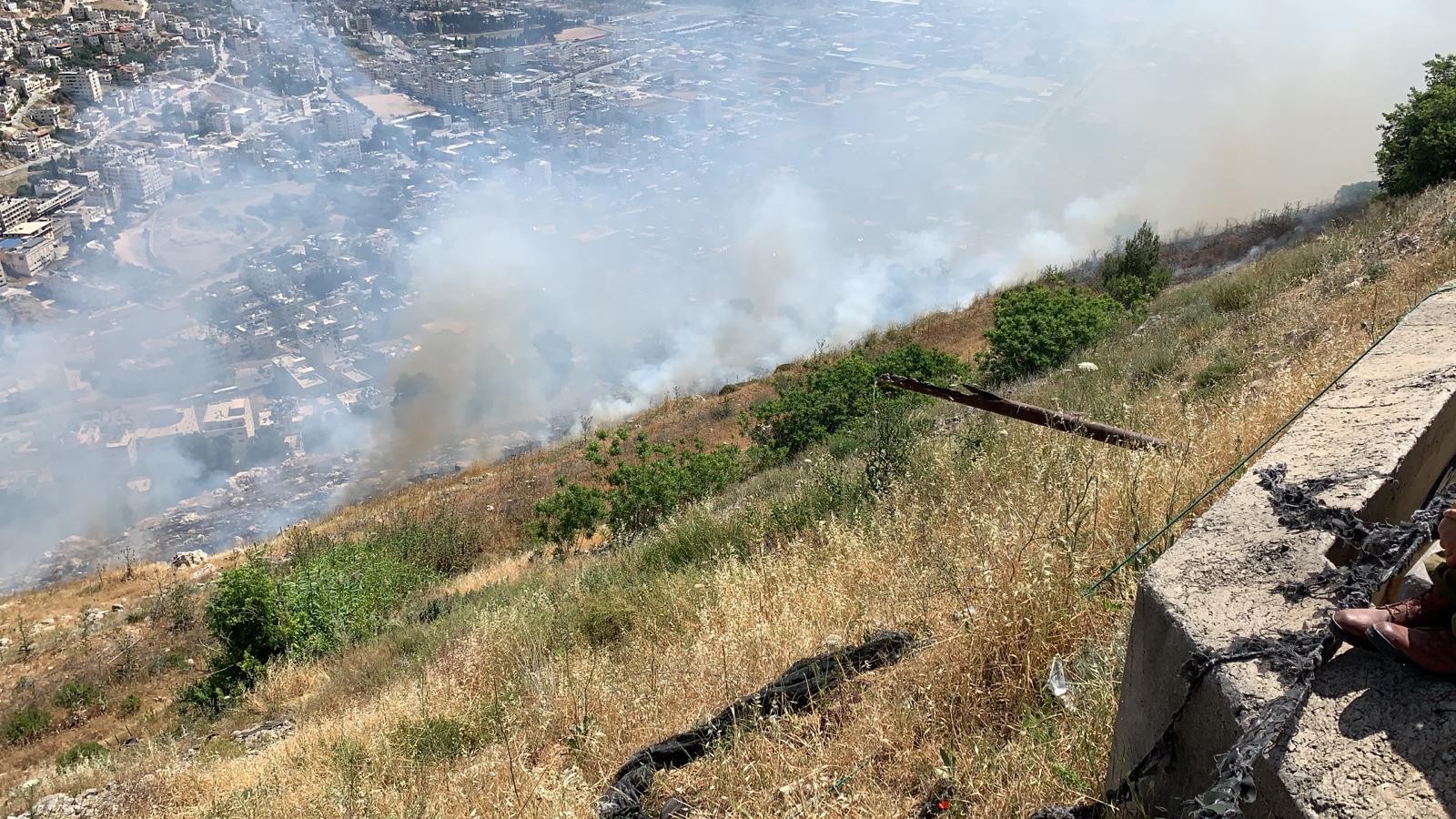 קצין בכיר במחוז ש"י: לא עצרנו לאחרונה חשודים בהצתות באיזור