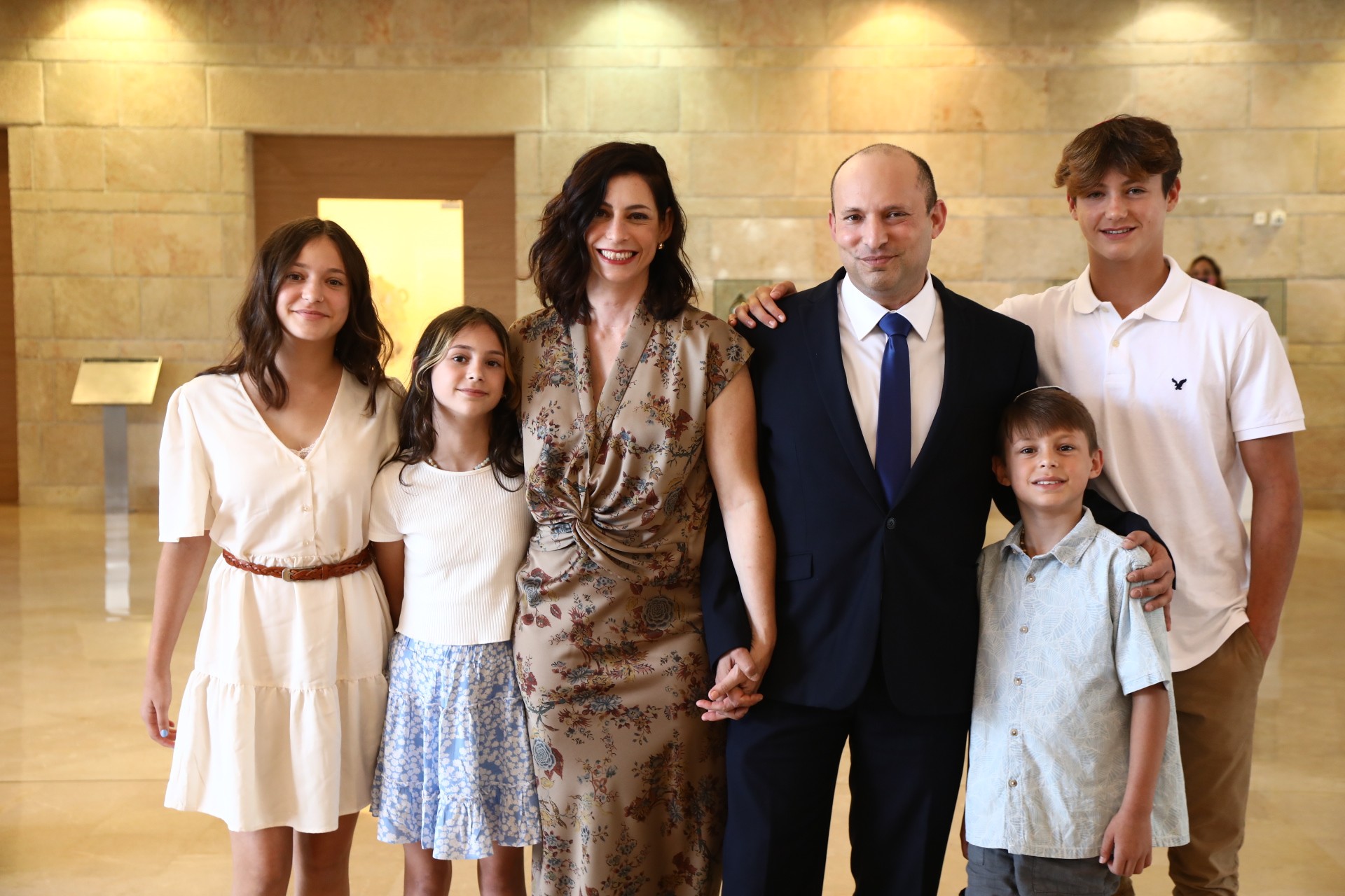 ארכיון, משפחת בנט. צילום: אריאל זנדברג.