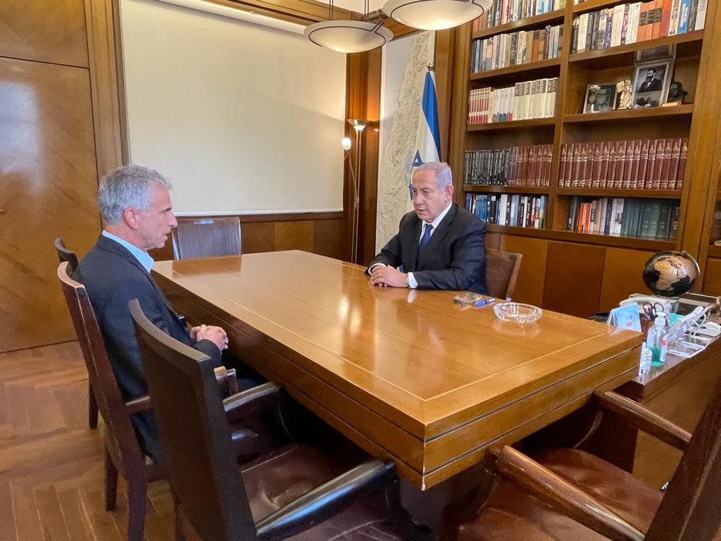 נתניהו קיים פגישת עבודה ראשונה עם ראש המוסד הנכנס דדי ברנע