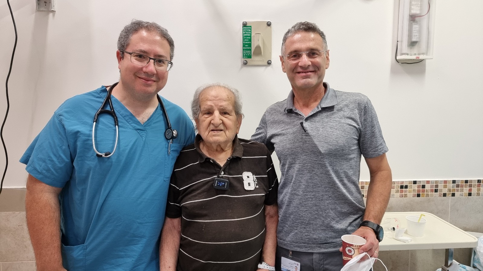 שיא חדש: בן 97 עבר בהצלחה החלפת מסתם בליבו